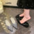 Lovito Elegante Simples Francês Confortável Fundo Plano Ballet Flat Flat para Mulheres LFA58276