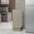 Balcão 1 Porta 30cm sem Tampo com Rodapé Ipanema CabeCasa MadeiraOriginals Fendi Trama/Branco