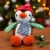 Pinguim de Pelúcia – Cachecol e Touca – 16x22x12cm – 1 unidade – Rizzo