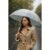 Guarda-Chuva Transparente com Cabo Branco – 70cm x 100cm