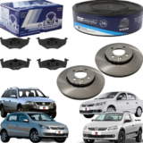 Kit Disco Freio+pastilha Gol G5 G6 Saveiro Voyage Original..