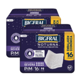 Kit 2 Roupa Intíma Descartável Bigfral Noturna P/M 16 Unidades
