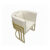 Poltrona Oasis CORINO/LINHO/BOUCLE Base de Ferro Tres Curvas Luxo Salao Escritorio Consultorio Decorativa Varias Cores
