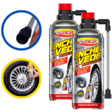 Kit 2 Reparadores Instantâneo De Pneu Enche e Veda Luxcar 400ml Reparador De Pneu Spray 8158