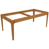 Base Mesa de Jantar Mira BAM004-CA Madeira Maciça s/ Tampo Carvalho – Kappesberg