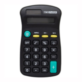 Calculadora de bolso 8 dígitos Preta YP7320 Yins