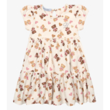 Vestido Infantil Cotton Trick Nick Bege