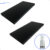 Kit 2 Prateleira Preta 30X15 + Suporte Flutuante Mdf  Organizadora Decoração Cozinha Banheiro Sala
