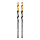 BROCA ACO RAPIDO PROFISSIONAL, NITRETO DE TITANIO, PARA METAL, 4,2MM, 2PCS // GROSS