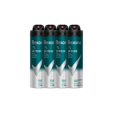 Kit 4 Desodorante Antitranspirante Aerosol Masculino Rexona Sem Perfume 72 horas 150ml
