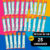 Kit 6 a 25 Réguas Escolares 30cm Transparente Cristal Acrílico Papelaria Material Escritório Medida