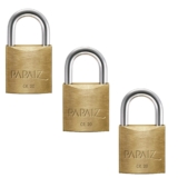 Kit 3 cadeados em latão de 20 mm – CR20 Papaiz