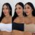 KIT 3 Top Tomara Que Caia Top Estilo Faixa Com Bojo Removivel