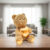 Urso Decorativo Estátua Enfeite Casa Sala Quarto Escritório Presentes Criativos Decoração