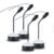 Kit 4 Repelente Ventilador Flexível Espanta Mosca Inseto com Luz