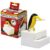 Paliteiro Automático Pinguim Decorativo Divertido Porta Palitos de Dente Higiênico para Mesa Cozinha