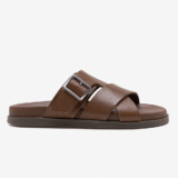 Sandália Masculina Dock Couro Marrom
