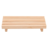 Bandeja com Pé Lyor Nature 21,5cm x 10cm x 3,5cm Bambu