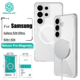 Capa De Telefone Nillkin Para Samsung Galaxy S26 Ultra S26 + S26 . TPU + PC + material Metálico De Alta Transparência Co
