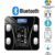 Balança De Gordura Corporal Medição Precisa Conexão Digital Bluetooth Bateria Recarregável Embutida