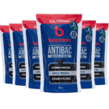Kit Sabonete Líquido Antibacteriano Bozzano Carvão Ativado Refil 200ml – 6 Unidades