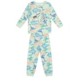 Pijama infantil menino dinossauro brilha no escuro Brandili