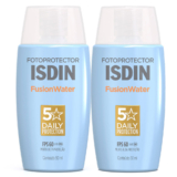 Kit 2 Protetor Solar Isdin Fusion Water 5 Stars Oil Control FPS 60 50ml