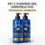 KIT 2 Gel de Barbear Dom Pelo Profissional | Shaving Gel Premium | Barba Sem Irritação | Uso Barbearia