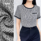 Lovito Blusa Casual Clássica E Versátil Acabamento Contrastante Dia a Dia Primavera/verão Lazer Para Mulheres L172ED845