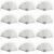 10 Leques com Glitter Estampado luxo 43×22