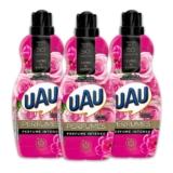 Kit 3un Amaciante Concentrado 1L Uau Flores e Sonhos