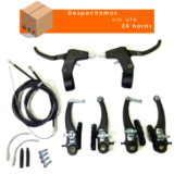 Kit Freio V Brake Nylon Tipo Logan Com Manetes e Cabos Completo Freio De Bicicleta Peças De Bike