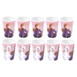 Kit 10 Copos Frozen Anna Elsa Páscoa Festa Lembrancinha Aniversário Ovos Caseiros Brinde Plasútil