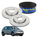 Par Disco De Freio Dianteiro Ventilado Gol Saveiro Voyage
