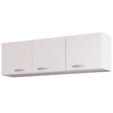 Armário de Cozinha Aéreo 120cm 3 Portas Classic Branco – Poquema