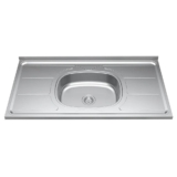 Pia de Cozinha Com Cuba e Válvula Bali 100cm Aço Inox – Ghel Plus
