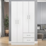Guarda-Roupa Solteiro Panamá 4 Portas 2 Gavetas – Fellicci