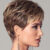 Peruca Feminina Cabelo Curto Encaracolado Senhora Fofo natural Africano Europeu E Americano Penteado Da Moda