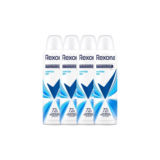 Kit 4 Desodorante Antitranspirante Aerosol Feminino Rexona Cotton Dry 72 horas 150ml