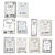 Hihaba Clear_Fit Card Sleeves Hard 100sheets, 50sheets 10types