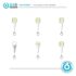 forma bwb silicone 3 partes para chocolate copo surpresa 10331(CHOCO)