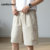 Lovito Shorts Casuais Masculinos com Cordão para Primavera/Verão Shorts Pretos LNE122081