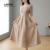Vestido Jacquard Estrutura Elegante Para Primavera Verão LR21E216