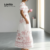 Vestido Sofisticado Evangélico Primavera Verão Feminino LR23L092