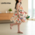 Lovito Vestido Infantil Delicado Primavera Verão Menina LNL123256
