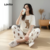 Lovito Pijama Feminino 2 Peças com Estampa de Urso Fofo e Casaquinho para Verão LNE121192