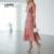 Vestido feminino elegante com babados LR23L074