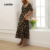Lovito Vestido Boho com Abertura Frontal e Amarração Vestido Feminino para Primavera/Verão LBL30283