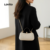 Lovito Refine Bolsa de Mão Compacta Feminina em Tecido com Lantejoulas Elegante LFA98155