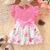 Lovito Kids Vestido com Laço Na Frente e Babados para Bebê, de primavera/verão LCSSCSE3
